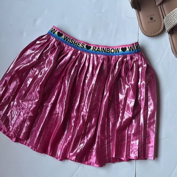 Granimals Girls Shimmer Pink Pleated Skirt - Picture 3 of 5